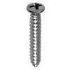 PHILLIPS OVAL HEAD TAP SCREW #8 X 1 #6HD 100/BX